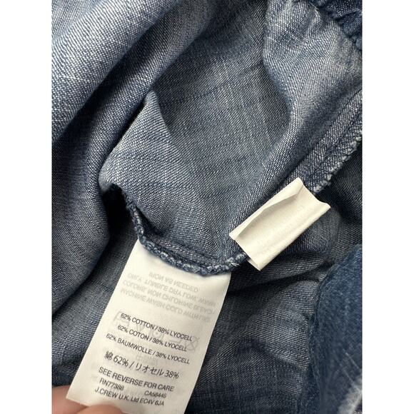 Madewell Blue Wrap Blouse - Picture 11 of 11